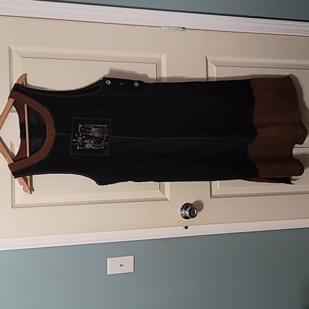 California Concepts African Safari Sleeveless Velvet‎ Dress Women's 12P